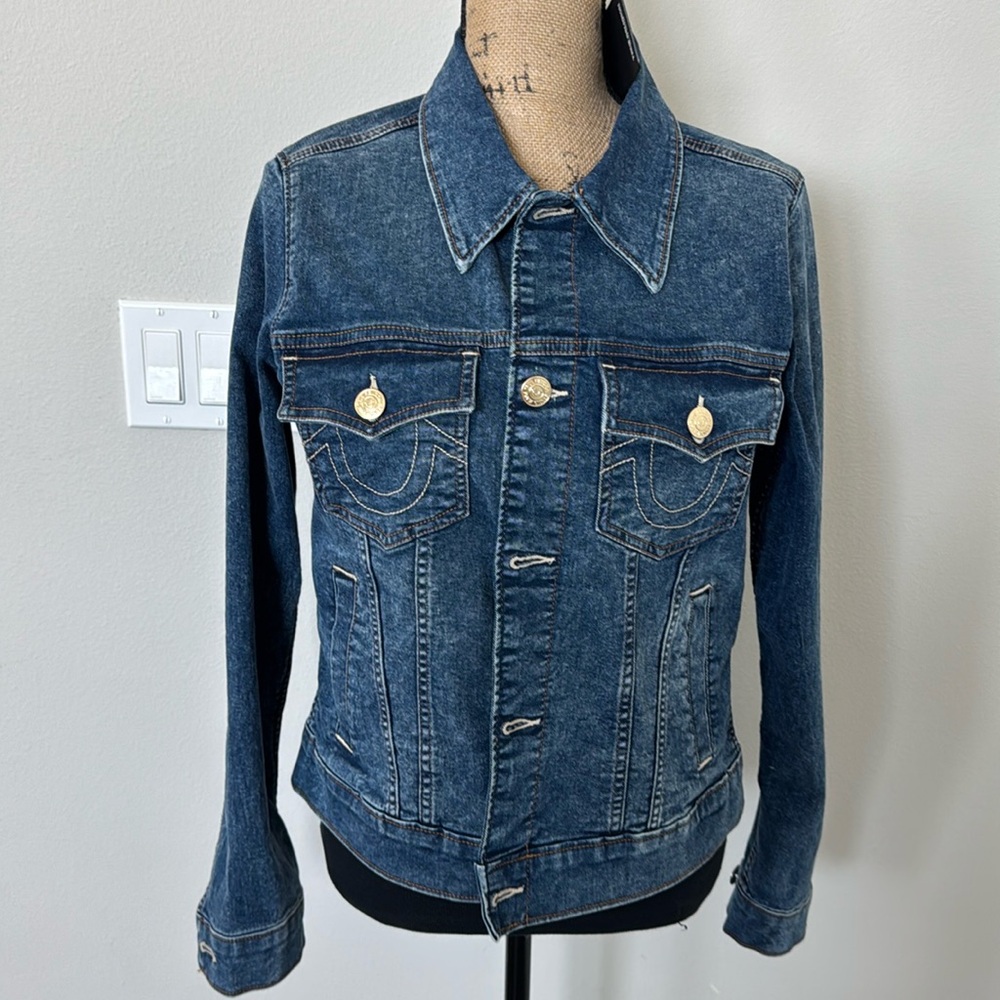 True Religion Jesse Slim Denim Jaacket Style 207679